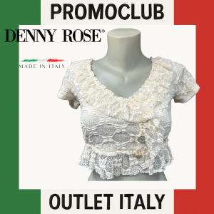 Топ  Denny Rose ,екрю, 90% полиестер,  10%еластан,  размер S, Италия